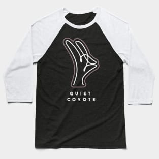 quiet coyote (light) Baseball T-Shirt